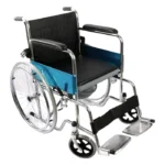 Wheelchair with toilet seat for the elderly, fracture for the disabled, portable and waterproof leather