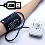 Portable Tonometer Digital Tensiometer Heart Rate Monitor Arm Blood Pressure Monitor BP Equipment Automatic Professional Medical